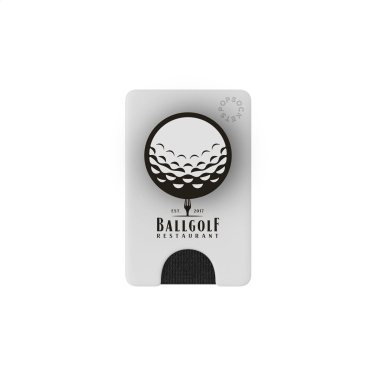 Logo trade promotional giveaways image of: PopSockets® PopWallet+ card holder with PopGrip