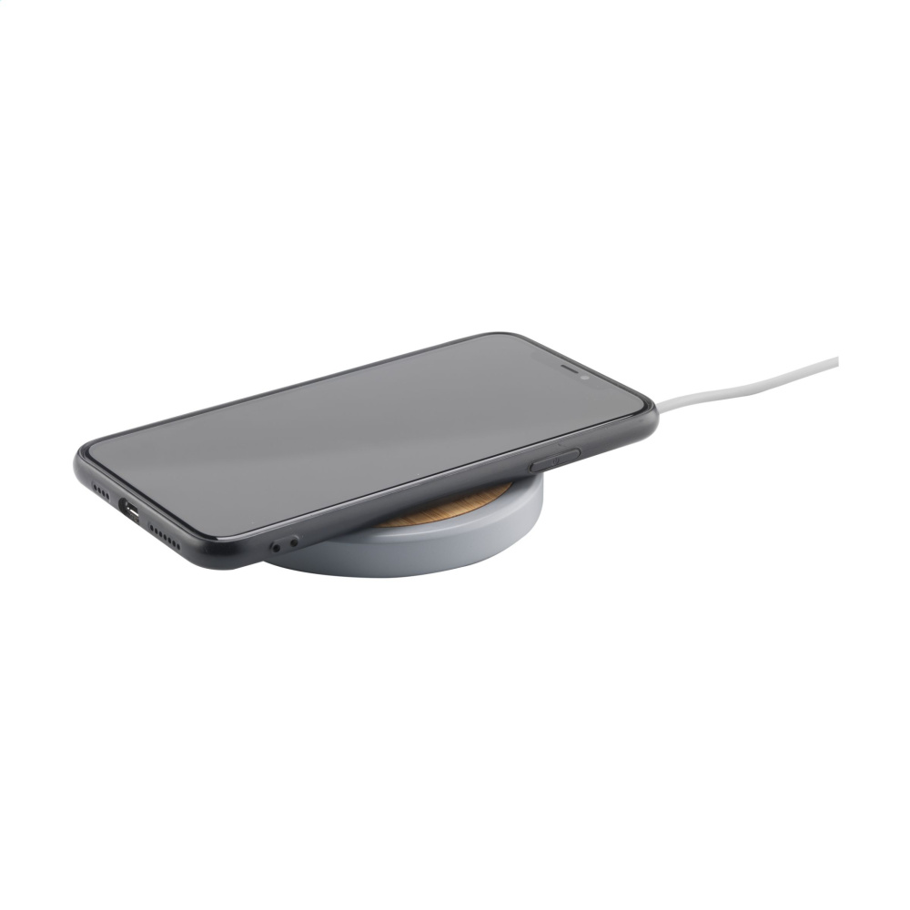Logotrade promotional merchandise photo of: Lidos Stone ECO 10W Wireless Charger