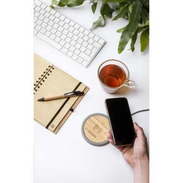 Logotrade business gift image of: Lidos Stone ECO 10W Wireless Charger