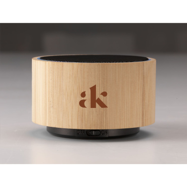 Logotrade promotional gift picture of: Wave Bamboo Wireless Speaker