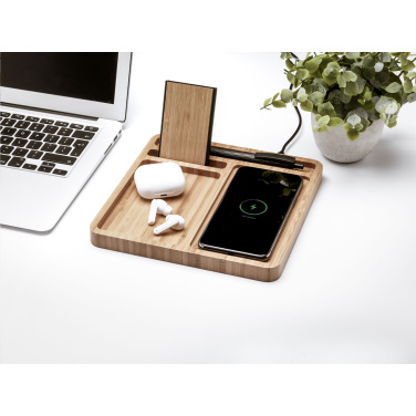 Logotrade promotional product picture of: Bamboo Organizer charger