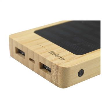 Logotrade promotional product image of: Solar Powerbank 8000+ Wireless Charger