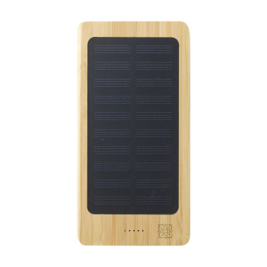 Logotrade promotional gift picture of: Solar Powerbank 8000+ Wireless Charger