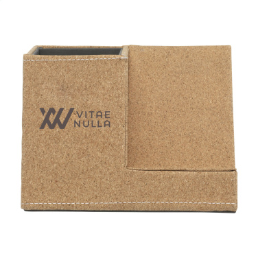 Logotrade promotional merchandise image of: Ecork Pen Holder Wireless Charger