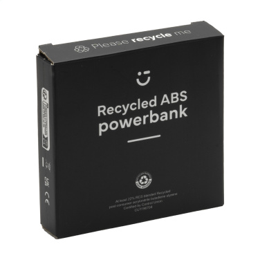 Logo trade corporate gift photo of: Compact 5000 RCS Recycled ABS Powerbank