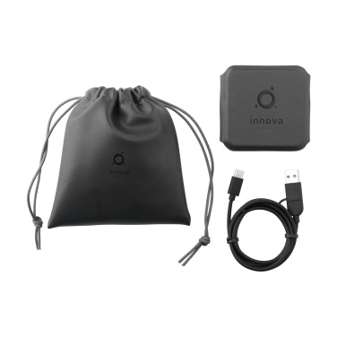 Logo trade advertising products picture of: TriCharge RCS  Recycled PU Wireless Charger
