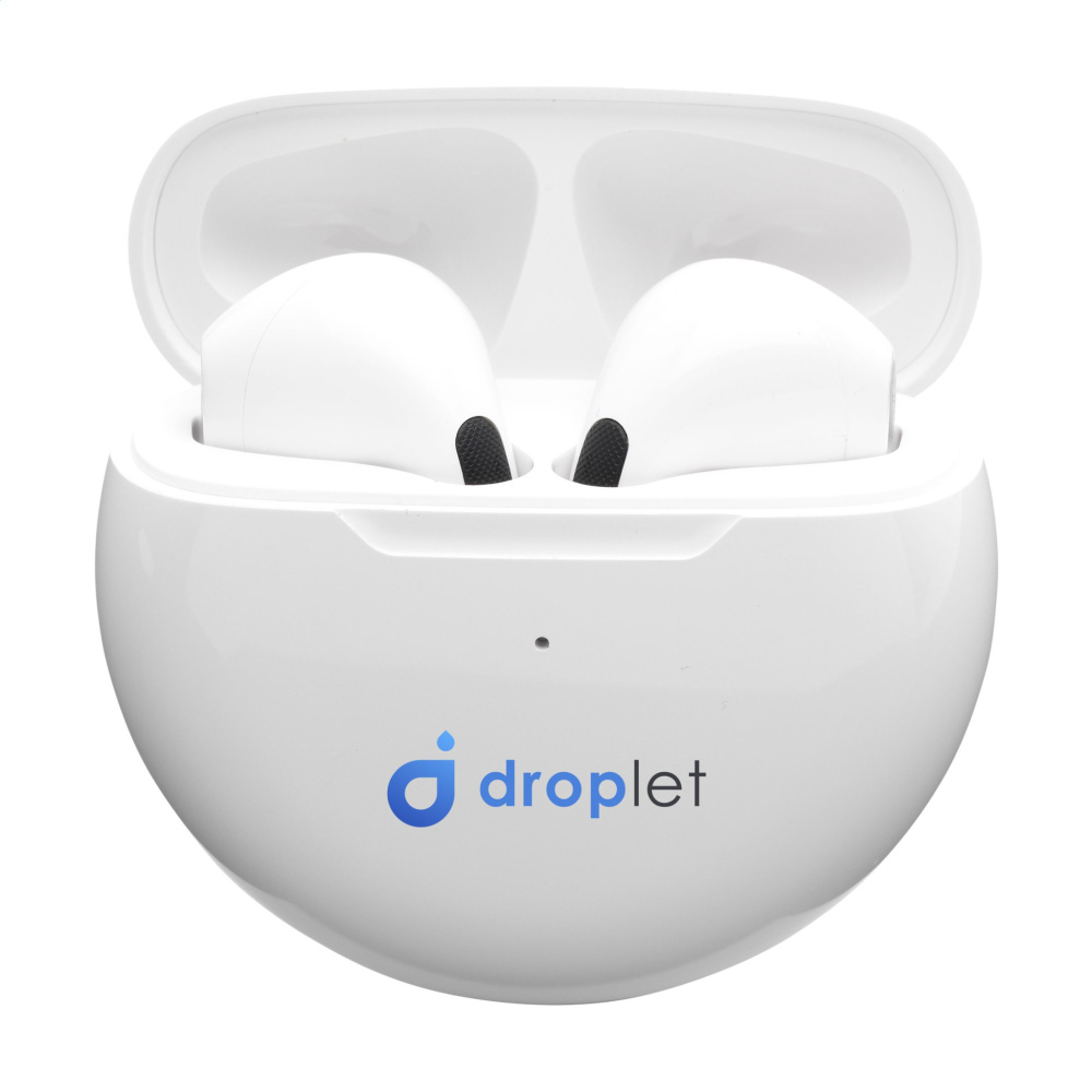 Logo trade promotional items image of: Calypso RCS Recycled Wireless Earbuds