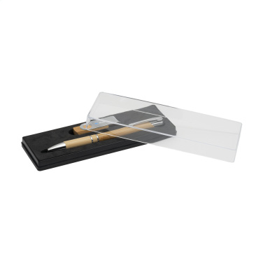 Logo trade promotional gift photo of: Bamboo Connect Giftset 8 GB