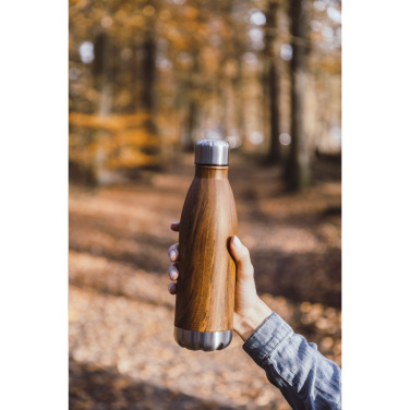 Logotrade business gift image of: Topflask Wood 500 ml drinking bottle