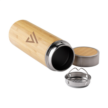Logotrade promotional merchandise image of: Osaka 360 ml bamboo thermo bottle/thermo cup