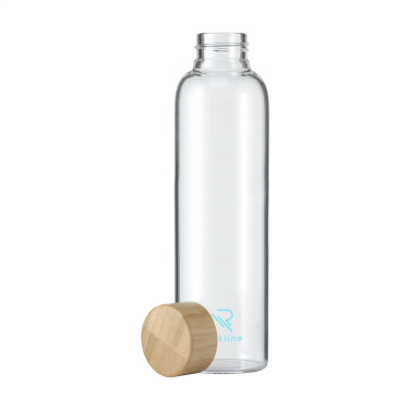 Logotrade promotional products photo of: Senga Glass Bamboo 500 ml drinking bottle