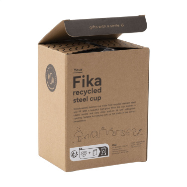 Logotrade promotional item image of: Fika RCS Recycled Steel Cup 400 ml thermo cup