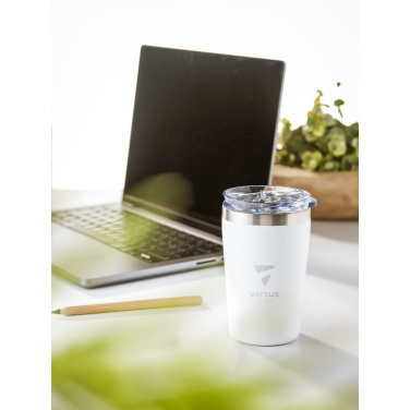 Logo trade promotional merchandise image of: Re-Steel RCS Recycled Coffee Mug 380 ml thermo cup