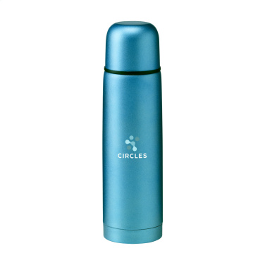 Logotrade advertising product image of: Frosted Bottle RCS Recycled Steel 500 ml thermo bottle