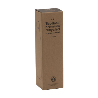 Logotrade promotional product picture of: Topflask Premium RCS Recycled Steel drinking bottle