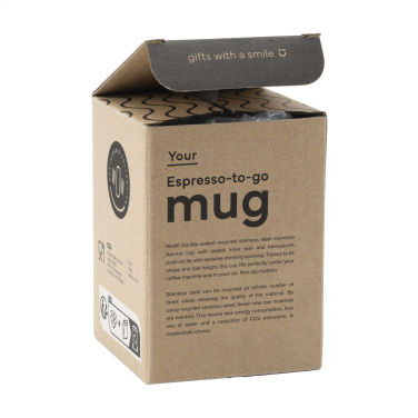 Logotrade promotional product image of: Espresso-to-Go Mug RCS Recycled Steel 170 ml
