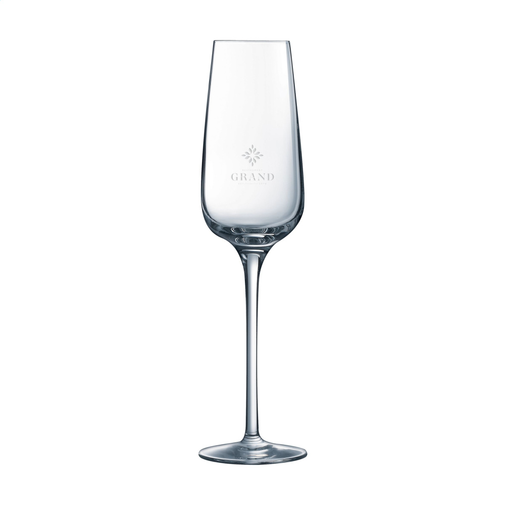 Logo trade advertising products picture of: Riviera Champagne glass 210 ml