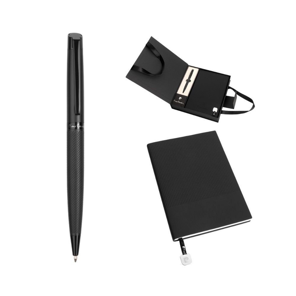 Logo trade promotional merchandise image of: Set of notebook and pen CHANTAL Pierre Cardin
