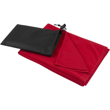 Logotrade business gift image of: Lucas RPET sport towel 50x100 cm