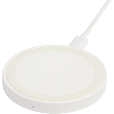 Logo trade promotional product photo of: Freal 15W recycled plastic wireless charging pad