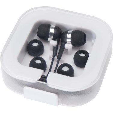 Logotrade promotional product image of: Dofida wired Type-C earbuds with recycled plastic storage box