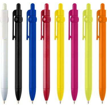 Logo trade promotional merchandise photo of: Fidget recycled plastic ballpoint pen (black ink)