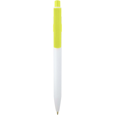 Logo trade promotional merchandise picture of: Unica recycled plastic ballpoint pen (black ink)