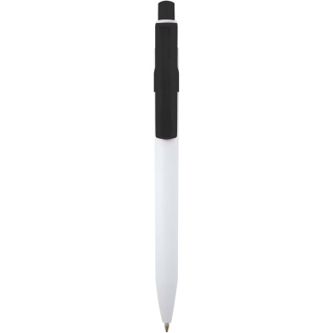 Logo trade corporate gift photo of: Unica recycled plastic ballpoint pen (black ink)