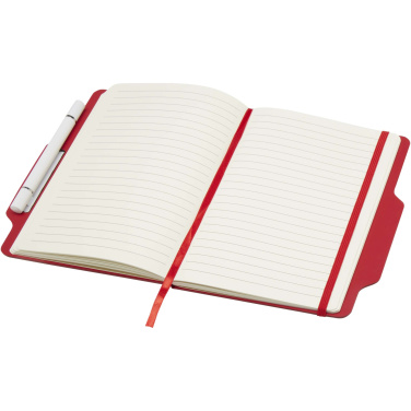 Logotrade promotional merchandise picture of: Nexus A5 hard cover notebook with pen and pencil combo (black ink)