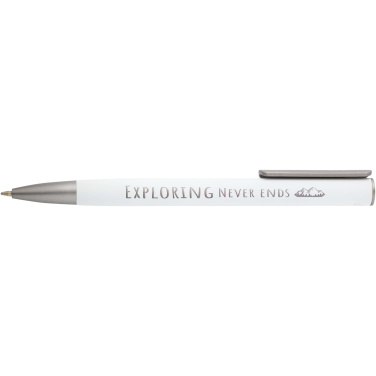 Logotrade promotional item picture of: Ziggur aluminium ballpoint pen (blue ink)
