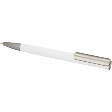 Logo trade promotional giveaways picture of: Ziggur aluminium ballpoint pen (blue ink)