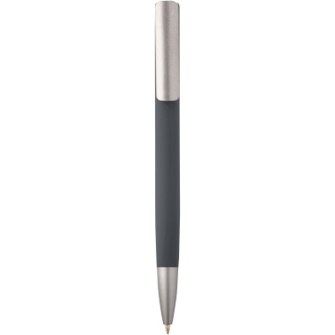 Logo trade promotional gift photo of: Ziggur aluminium ballpoint pen (blue ink)