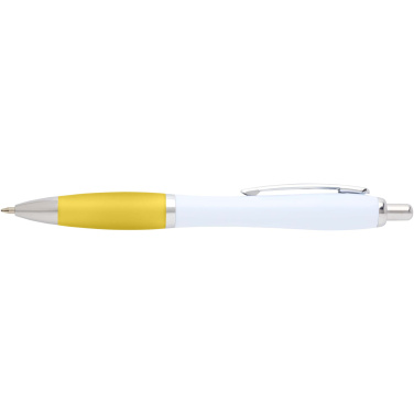 Logotrade promotional giveaway image of: Nash recycled plastic ballpoint pen (black ink)