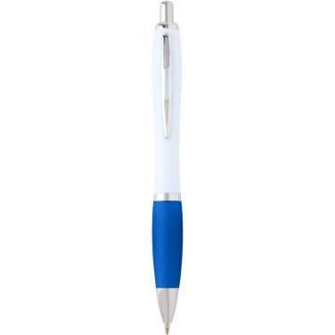 Logo trade promotional giveaways picture of: Nash recycled plastic ballpoint pen (blue ink)