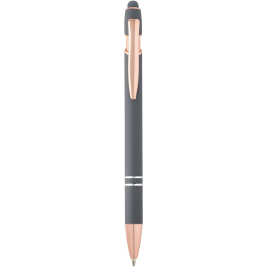 Logo trade promotional gifts picture of: Nanna ballpoint pen with rose gold finish (blue ink)