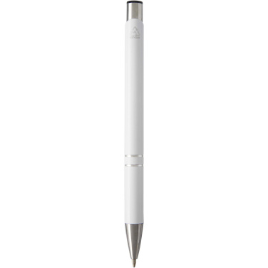 Logotrade promotional giveaway picture of: Moneta recycled aluminium ballpoint pen (blue ink)
