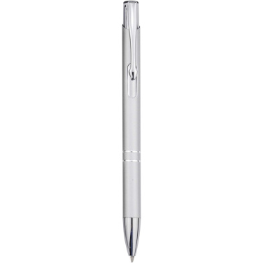 Logo trade corporate gifts image of: Moneta recycled aluminium ballpoint pen (blue ink)