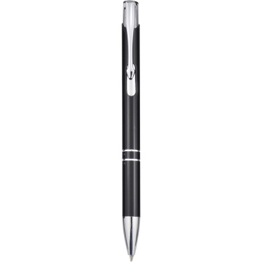 Logo trade promotional merchandise image of: Moneta recycled aluminium ballpoint pen (blue ink)