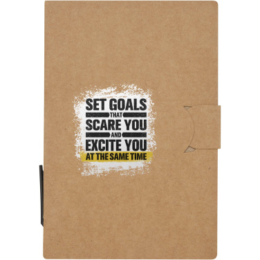 Logotrade corporate gift picture of: Swift sticky notes booklet with ballpoint pen (black ink)