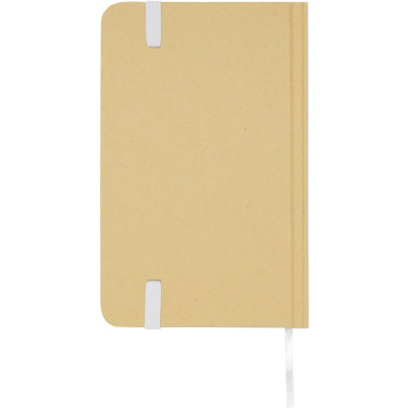 Logo trade corporate gift photo of: Reed A6 recycled hard cover notebook with plain pages