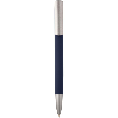 Logo trade promotional merchandise picture of: Ziguur recycled aluminium ballpoint pen (black ink)