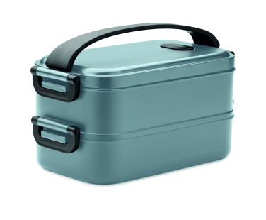Logo trade promotional giveaways picture of: Lunch box in recycled PP