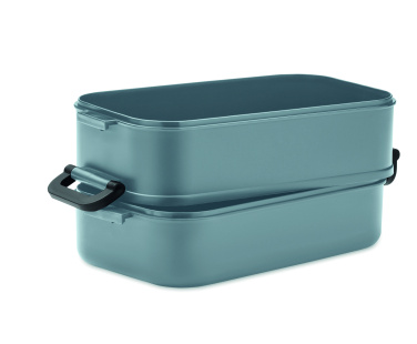 Logo trade promotional merchandise photo of: Lunch box in recycled PP