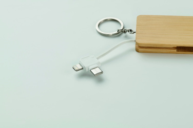 Logotrade promotional gift image of: Key ring charging cable