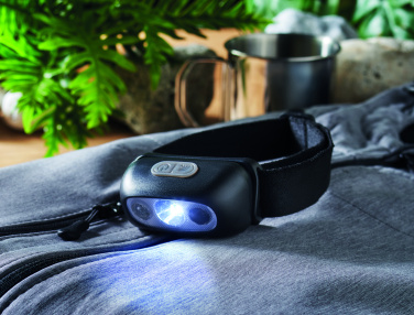 Logo trade promotional products picture of: Rechargeable LED head torch
