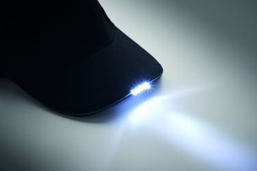 Logo trade promotional gifts picture of: 5 panel LED cotton cap 220gr/m²