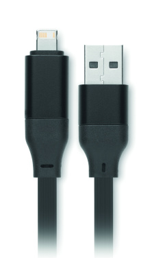 Logotrade promotional gift picture of: 60W cable keyring recycled ABS