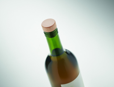 Logo trade business gift photo of: Beech wood bottle stopper