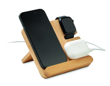 Logotrade promotional item image of: 3 in 1 15W wireless charger