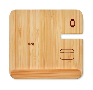 Logo trade promotional items picture of: 3 in 1 15W wireless charger